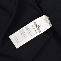 Stone Island navy david-tc quilted lined hooded fishtail parka XL