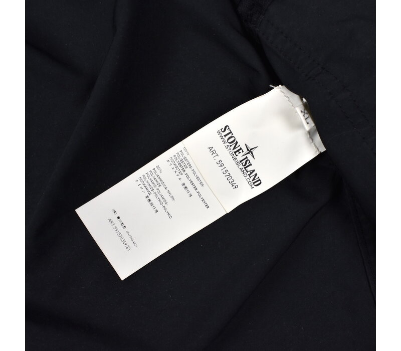 Stone Island navy david-tc quilted lined hooded fishtail parka XL