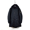 Stone Island navy david-tc quilted lined hooded fishtail parka XL