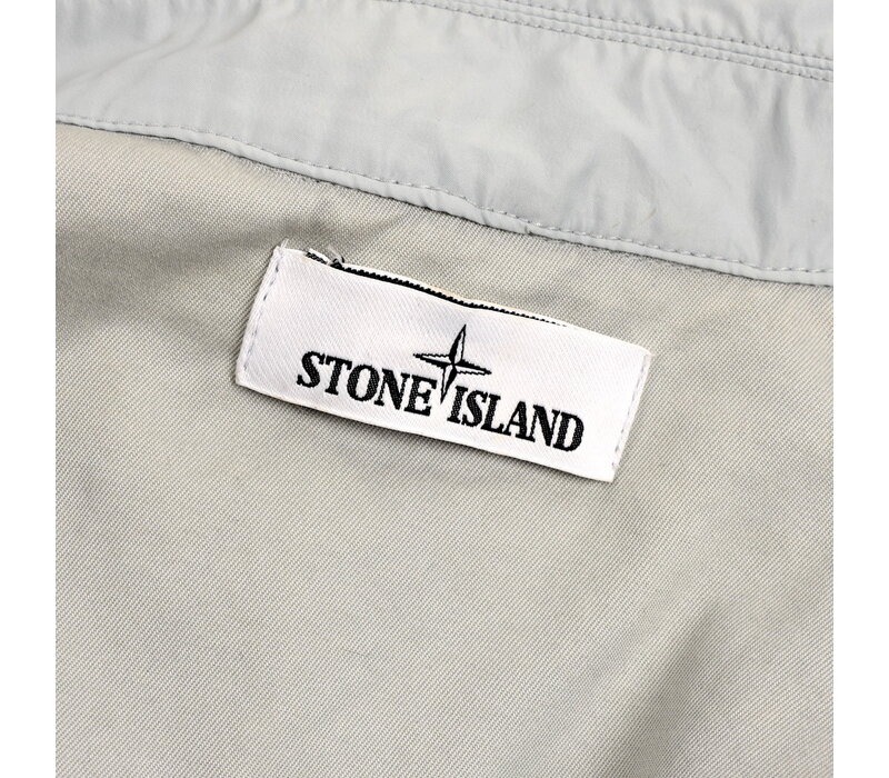 Stone Island baby blue micro reps trench coat L