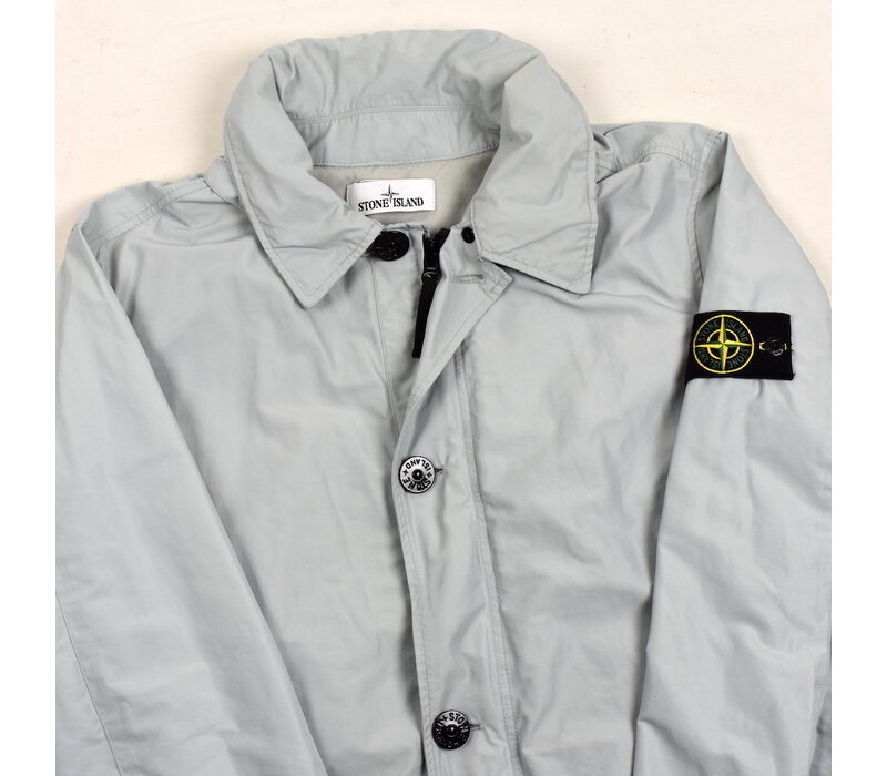 Stone Island baby blue micro reps trench coat L