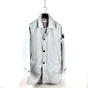 Stone Island baby blue micro reps trench coat L