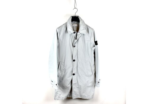 Stone Island Stone Island baby blue micro reps trench coat L