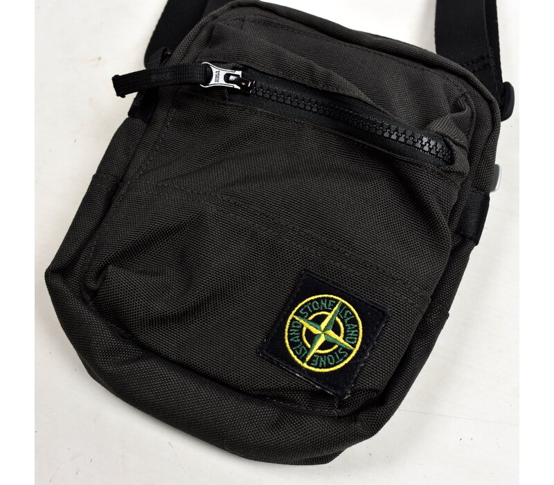 Stone Island grey cordura cross body bag