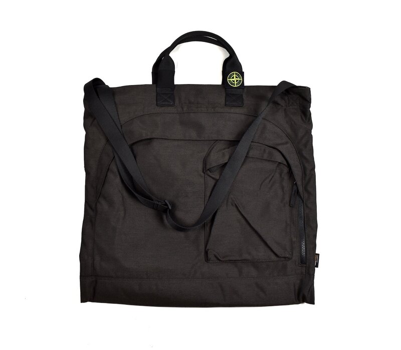 Stone Island grey cordura cross tote bag