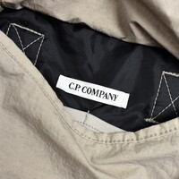 C.P. Company grey plain paper touch cross body bag