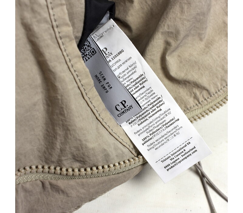 C.P. Company grey plain paper touch cross body bag