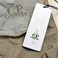 C.P. Company grey plain paper touch cross body bag