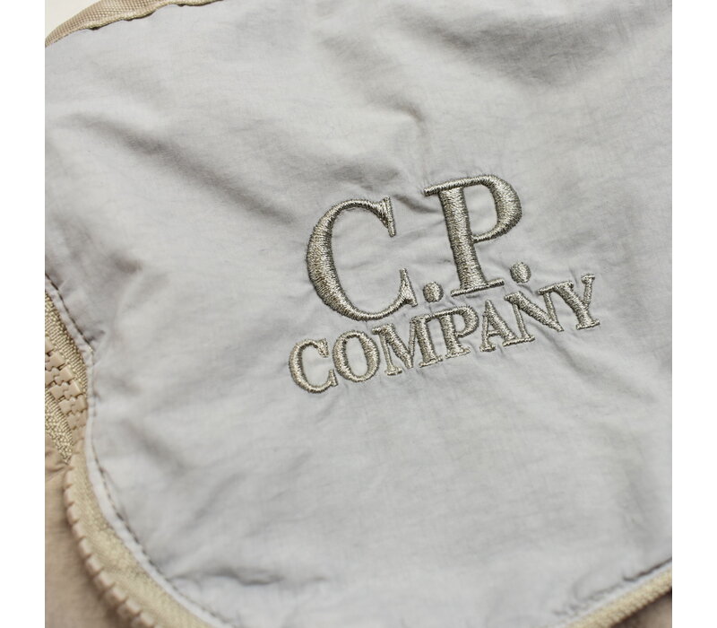 C.P. Company grey plain paper touch cross body bag