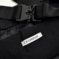 C.P. Company black plain paper duffle bag