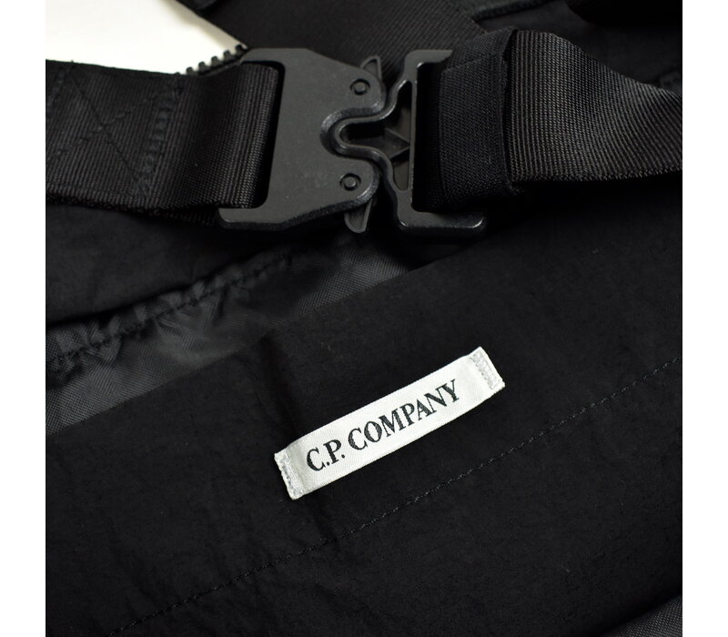 C.P. Company black plain paper duffle bag