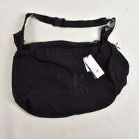 C.P. Company black plain paper duffle bag