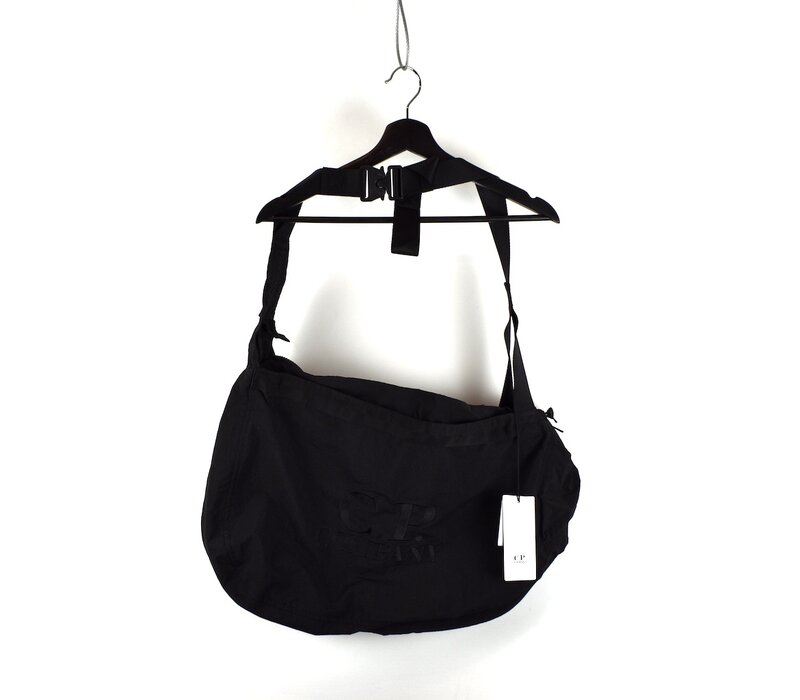 C.P. Company black plain paper duffle bag