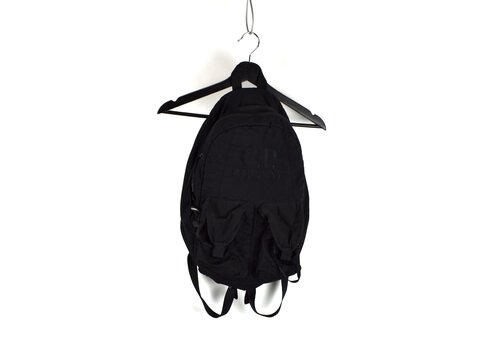 C.P. Company C.P. Company black nylon b lens detail backpack bag
