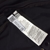 C.P. Company black nylon b lens detail backpack bag