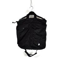 C.P. Company black nylon b lens detail tote bag