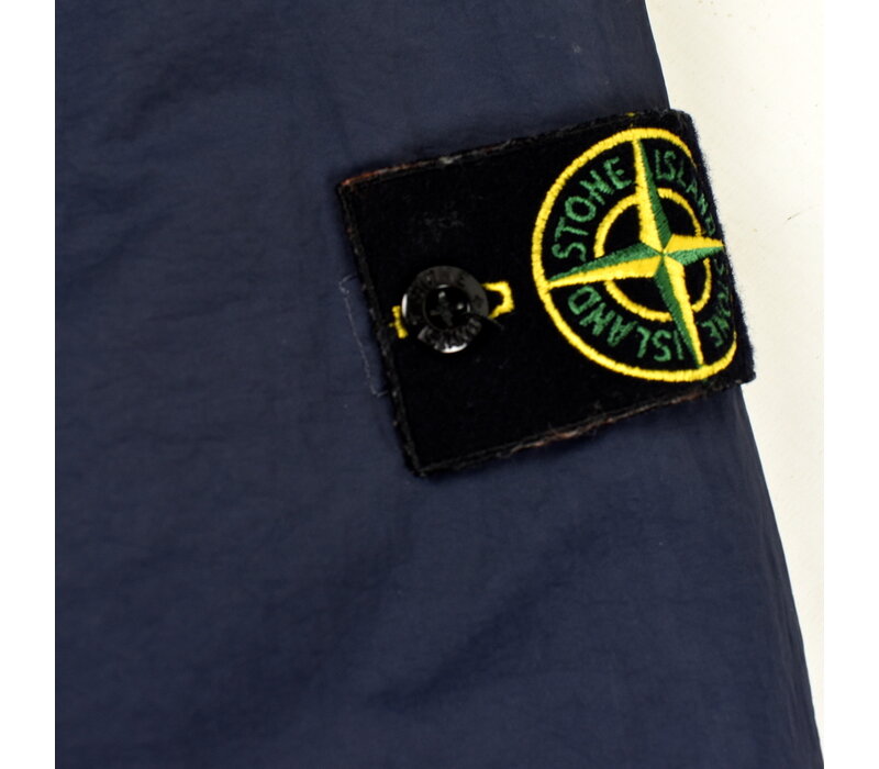 Stone Island navy hyper dense nylon twill with primaloft-tc hooded parka XXL