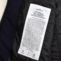 Stone Island navy soft shell_r with primaloft jacket XXL