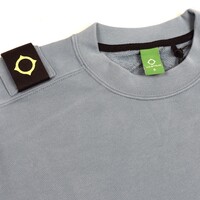 MA.STRUM crew sweat Aegean Blue