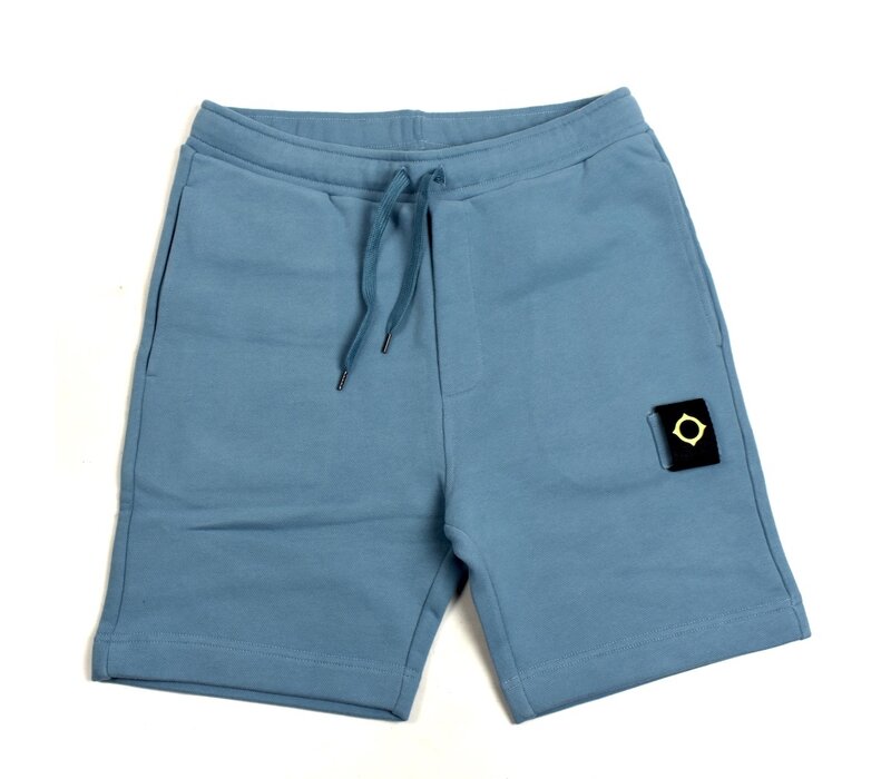 MA.STRUM track sweat short Aegean Blue