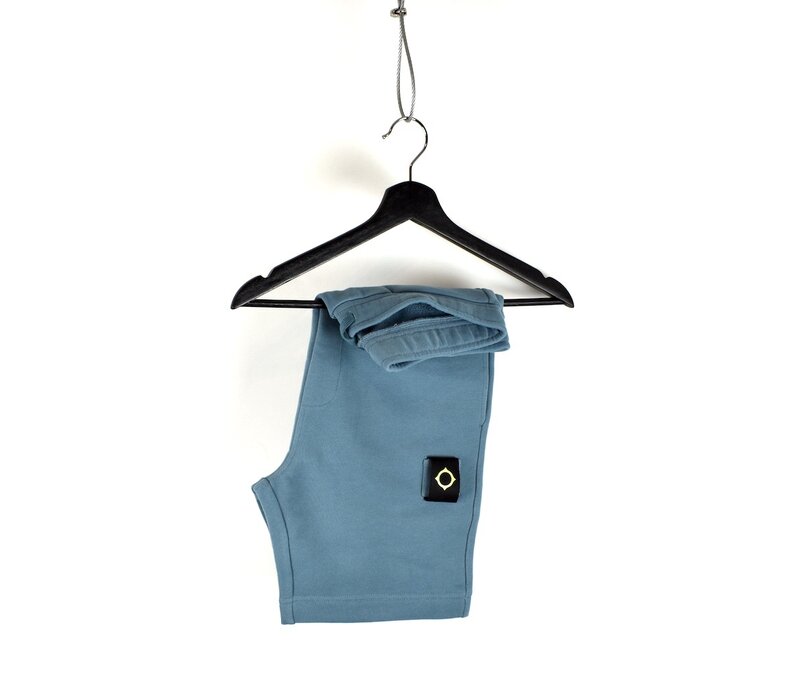 MA.STRUM track sweat short Aegean Blue