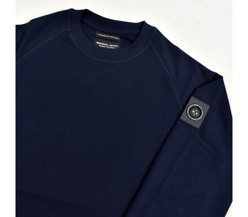 Marshall Artist siren crew neck sweat Navy