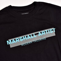 Marshall Artist seafield logo ss t-shirt Black