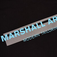 Marshall Artist seafield logo ss t-shirt Black