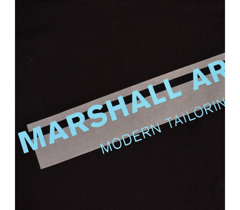 Marshall Artist seafield logo ss t-shirt Black