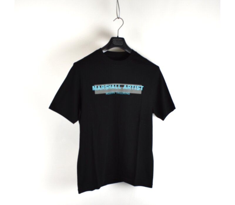 Marshall Artist seafield logo ss t-shirt Black