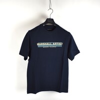 Marshall Artist seafield logo ss t-shirt Navy