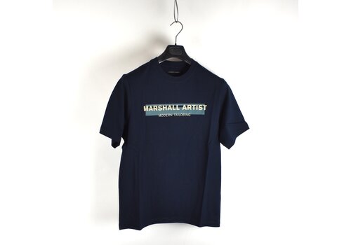 Marshall Artist Marshall Artist seafield logo ss t-shirt Navy