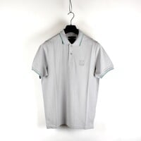 Marshall Artist tipped ss polo shirt Oceanic Grey