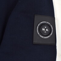 Marshall Artist siren badge stanford quarter zip sweat Navy