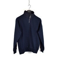 Marshall Artist siren badge stanford quarter zip sweat Navy