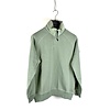 Marshall Artist siren badge stanford quarter zip sweat Sage