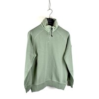 Marshall Artist siren badge stanford quarter zip sweat Sage