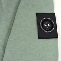 Marshall Artist siren badge stanford quarter zip sweat Sage