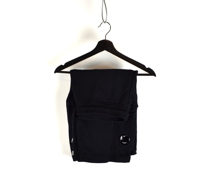C.P. Company garment dyed light fleece lens pocket sweatshort Black XL