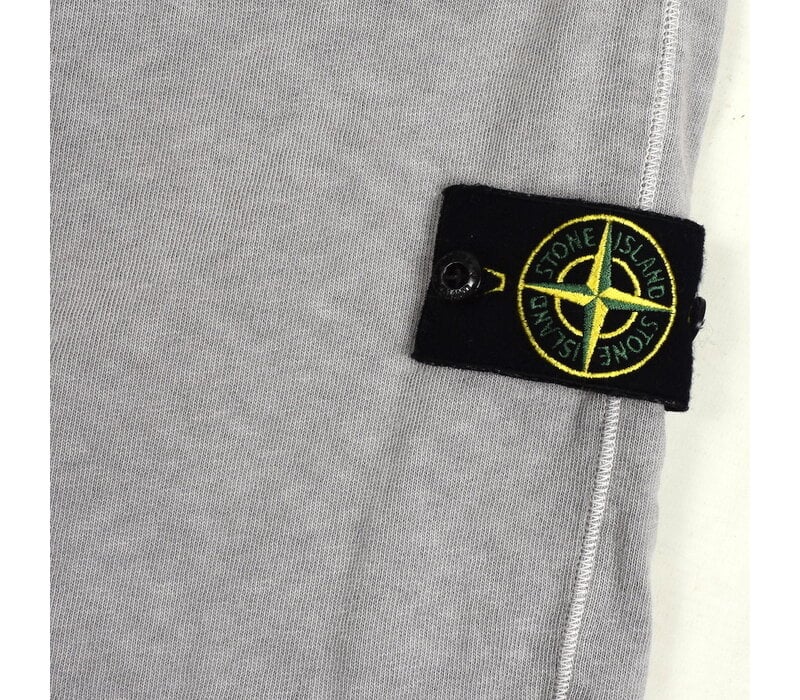 Stone Island grey cotton fleece badge cargo shorts XL