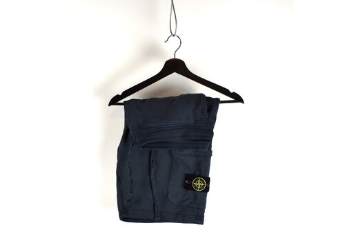 Stone Island Stone Island navy cotton fleece badge cargo shorts XXL