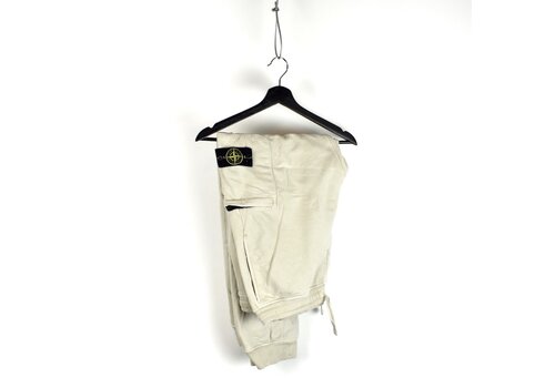 Stone Island Stone Island off white cotton fleece badge cargo pants XXL