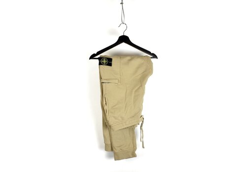 Stone Island Stone Island light brown cotton fleece badge cargo pants XXL