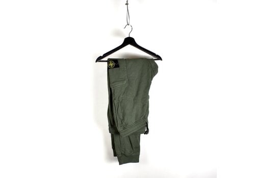 Stone Island Stone Island green cotton fleece badge cargo pants XXL