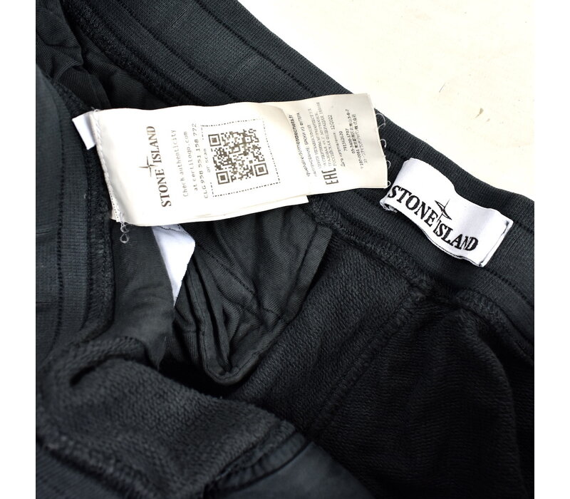 Stone Island dark grey cotton fleece badge cargo pants XXL