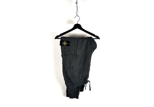 Stone Island Stone Island dark grey cotton fleece badge cargo pants XXL