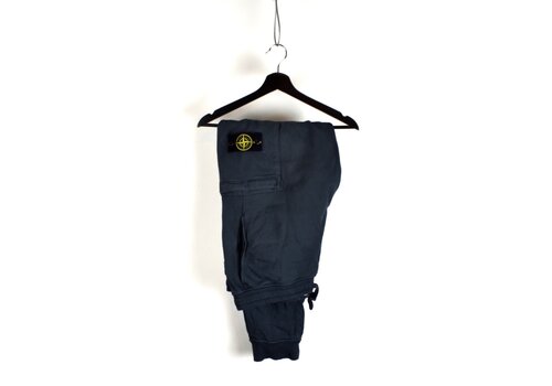 Stone Island Stone Island navy cotton fleece badge cargo pants XXL