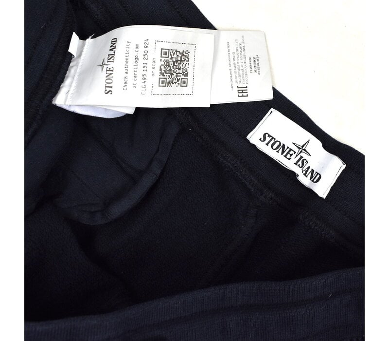 Stone Island black cotton fleece badge cargo pants XXL