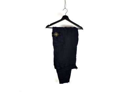Stone Island Stone Island black cotton fleece badge cargo pants XXL