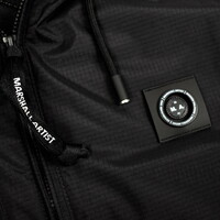 Marshall Artist Fairfax nylon full zip hooded jacket Black